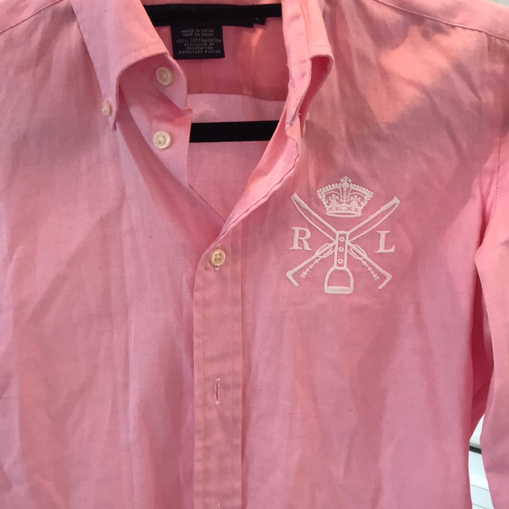 Pink Ralph Lerann oxford shirt